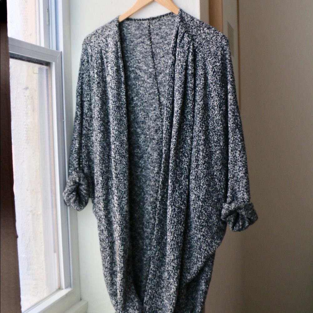 American Apparel Boucle Shawl Cardigan